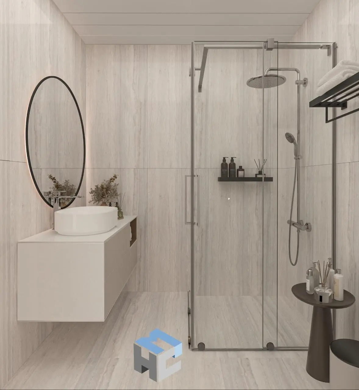 Illustration of Bchamoun 2628 bathroom