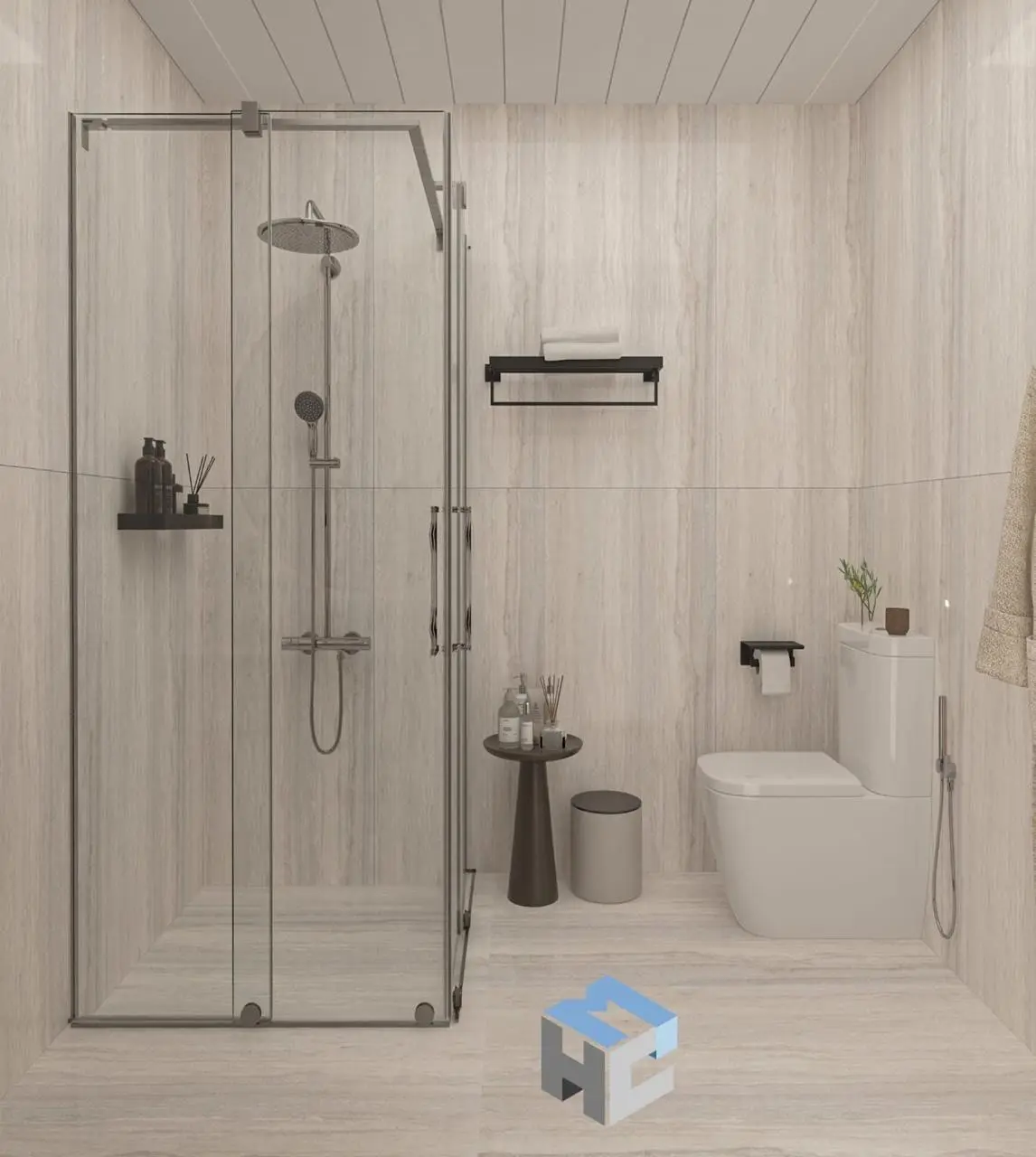 Illustration of Bchamoun 2628 bathroom