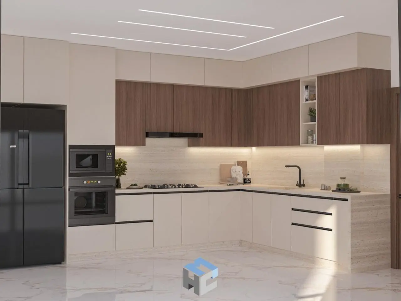 Illustration of Bchamoun 2628 kitchen alternative design