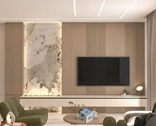 Illustration of Bchamoun 2628 living room