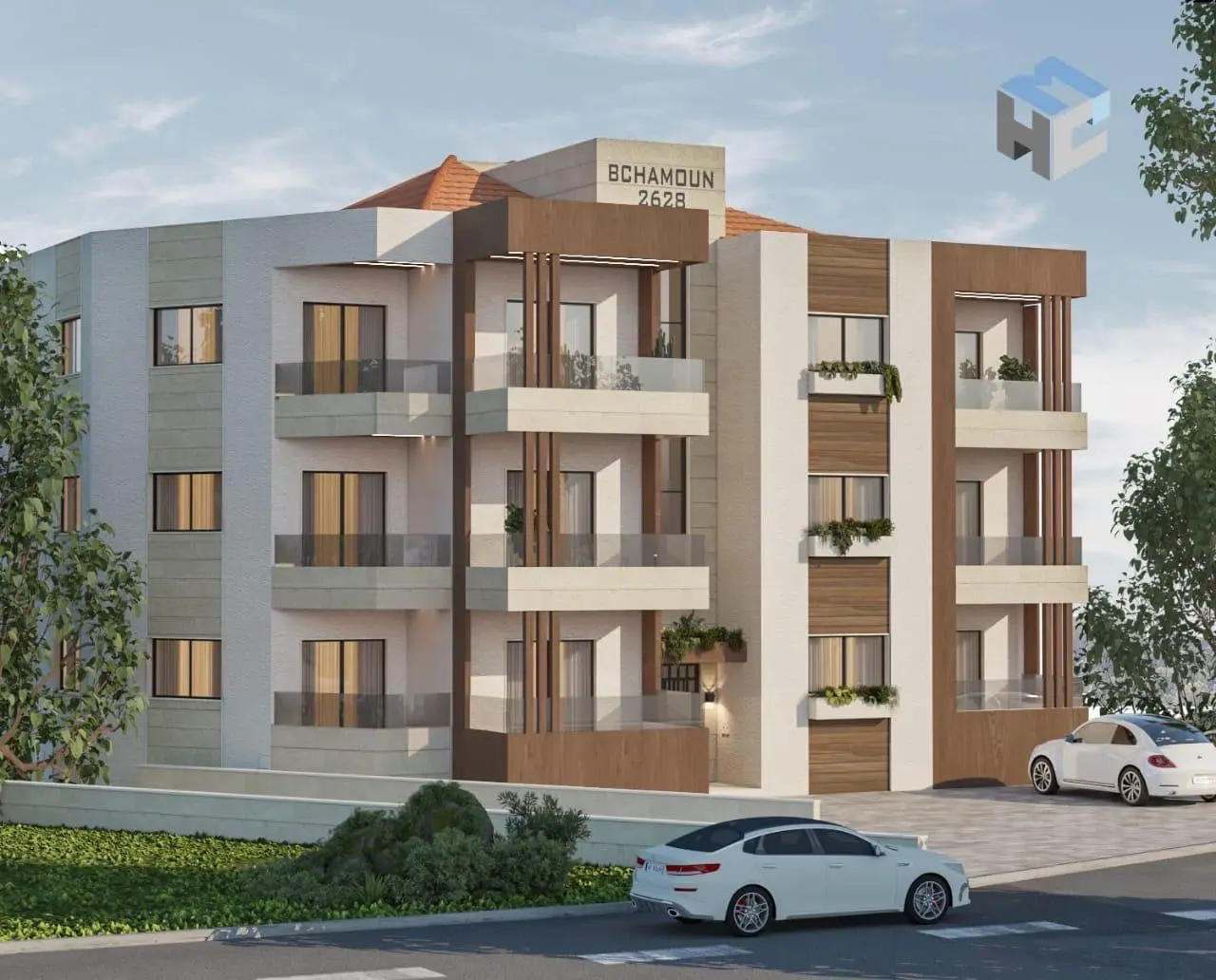 Illustration of Bchamoun 2628 building exterior